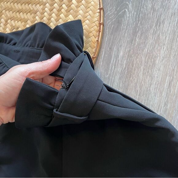 J.ing black high Rise paper bag waist shorts‎ - Picture 8 of 8